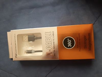 Лот: 17479296. Фото: 1. Магнитный кабель micro usb. Дата-кабели, переходники