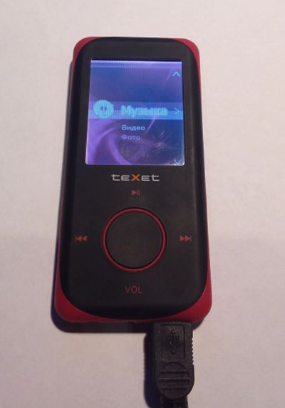 Лот: 11588945. Фото: 1. Mp3 плеер texet t-189 4gb рабочий... Плееры
