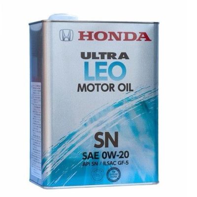 Лот: 14492855. Фото: 1. Honda 0W-20 Ultra LEO SN, 4L. Масла, жидкости