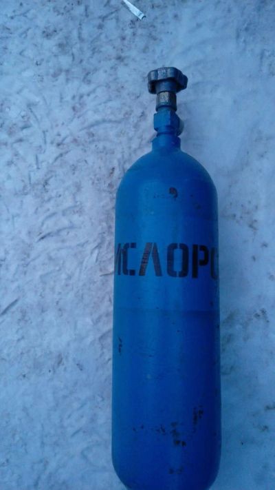 Лот: 6780459. Фото: 1. баллон кислородный. Баллоны, газ в баллонах