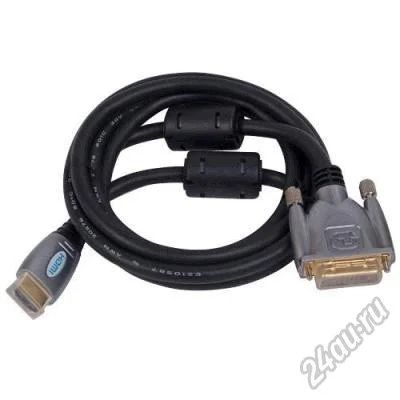 Лот: 5637950. Фото: 1. Кабель HDMI-DVI 1.8м VCOM Новое... Шлейфы, кабели, переходники