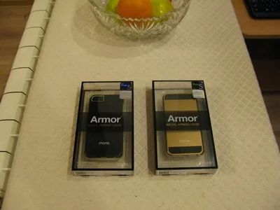 Лот: 3854892. Фото: 1. Чехлы для iPhone 5 /5S Armor Metal... Чехлы, бамперы