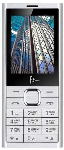 Лот: 24476796. Фото: 1. Мобильный телефон F+ B241 Silver. Кнопочные мобильные телефоны