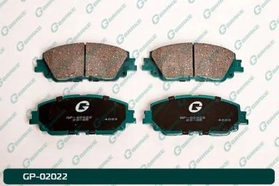 Лот: 20177219. Фото: 1. Тормозные колодки GP02022/G-BRAKE... Тормозная система