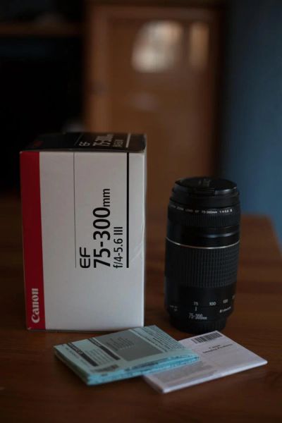 Лот: 8145065. Фото: 1. Canon EF 75-300mm f/4-5.6 III. Объективы