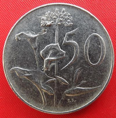 Лот: 3804832. Фото: 1. (№3274/LF) 50 центов 1966 (ЮАР... Африка
