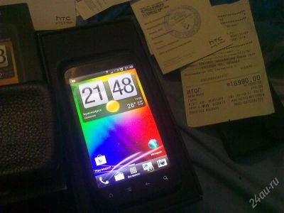 Лот: 2903693. Фото: 1. HTC Incredible S полнейший комплект... Смартфоны