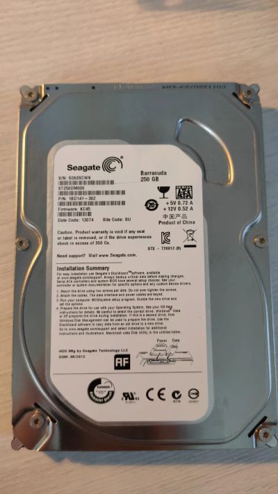 Лот: 18713938. Фото: 1. Жесткий диск Seagate Barracuda... Жёсткие диски (HDD)