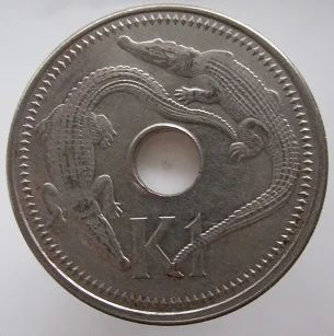 Лот: 8334354. Фото: 1. Папуа Новая Гвинея 1 кина 2004. Африка