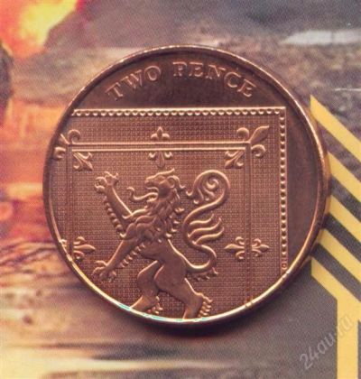 Лот: 1511997. Фото: 1. великобритания 2 пенса 2008 юбилейные... Великобритания и острова
