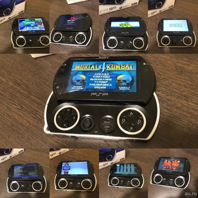 Лот: 13385110. Фото: 1. PSP go 16Gb, прошита, стоят все... Игровые приставки, консоли