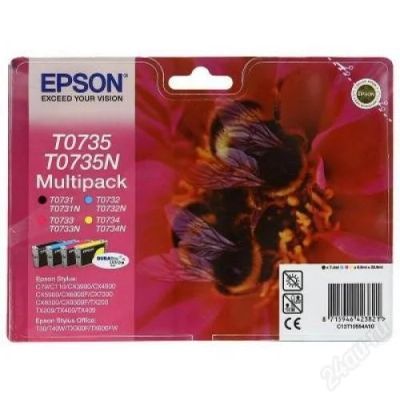 Лот: 2936403. Фото: 1. Набор картриджей Epson T10554. Картриджи, расходные материалы