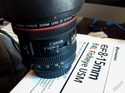 Лот: 5888218. Фото: 1. Canon EF 8-15mm f/4.0L Fisheye... Объективы