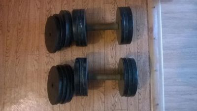 Лот: 7889424. Фото: 1. Гантели разборные. 2 х 16кг. Гантели