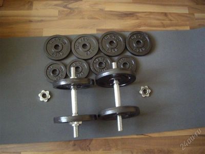 Лот: 1478823. Фото: 1. Новые 2 разборные гантели Torneo... Гантели