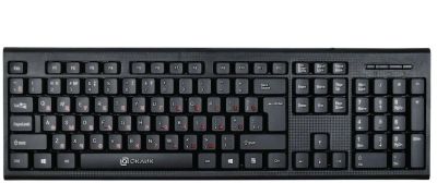 Лот: 18770885. Фото: 1. Клавиатура Oklick 120M Black... Клавиатуры и мыши