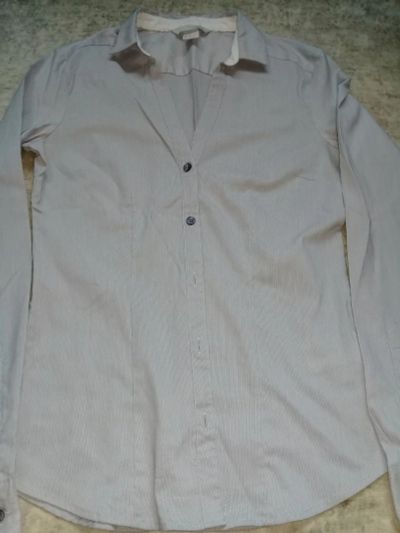 Лот: 11675081. Фото: 1. Блуза серая. Блузы, рубашки