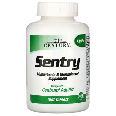 Лот: 16742913. Фото: 1. 21st Century, Sentry, мультивитаминная... Спортивное питание, витамины