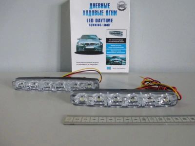 Лот: 7740936. Фото: 1. Ходовые огни KS-0624WY(6LED ход... Оптика и освещение