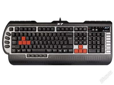 Лот: 2179796. Фото: 1. Игровая клавиатура A4Tech X7-G800... Клавиатуры и мыши