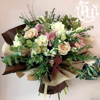 Лот: 13780196. Фото: 1. Лот № 523 Букет для леди - 3100р... Свежие цветы