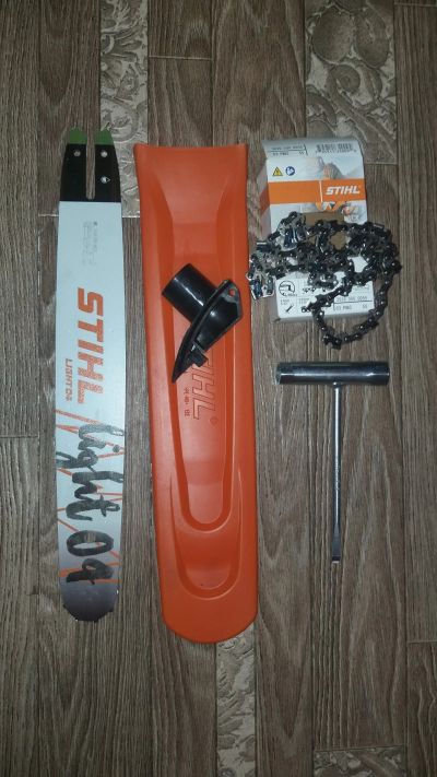 Лот: 24985166. Фото: 1. Цепь и шина для бензопилы stihl. Запчасти