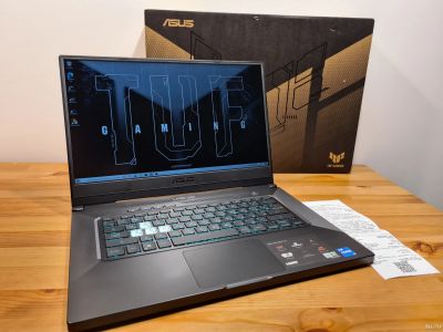 Лот: 18272738. Фото: 1. Asus TUF 15,6"IPS 144Hz/RTX3050ti... Ноутбуки