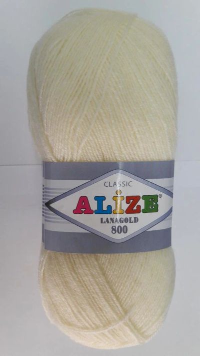 Лот: 8017760. Фото: 1. Пряжа Alize Lanagold Classic состав... Ткани, нитки, пряжа