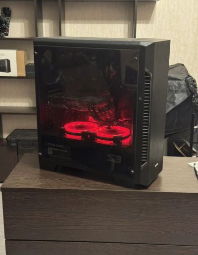 Лот: 24644596. Фото: 1. Игровой компьютер ryzen 5-1600... Компьютеры в сборе