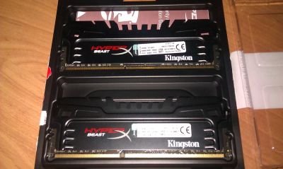 Лот: 4371815. Фото: 1. DDR3 Kingston HyperX 8x2 GB 2133MHz. Оперативная память