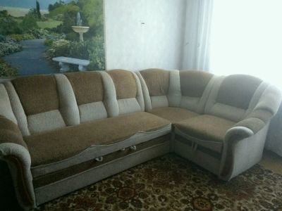 Лот: 9439347. Фото: 1. Угловой диван + кресло. Диваны