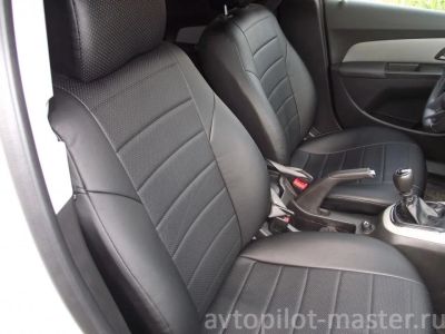 Лот: 4357287. Фото: 1. Авточехлы из эко-кожи Автопилот... Чехлы, коврики, оплетки руля