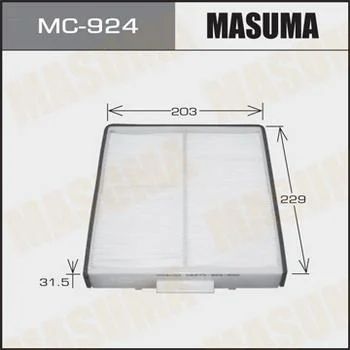 Лот: 11287752. Фото: 1. Фильтр салона Masuma (vic AC-801... Расходные материалы