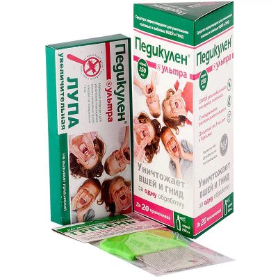 Лот: 22200483. Фото: 1. Педикулен Ультра Набор. Лекарства