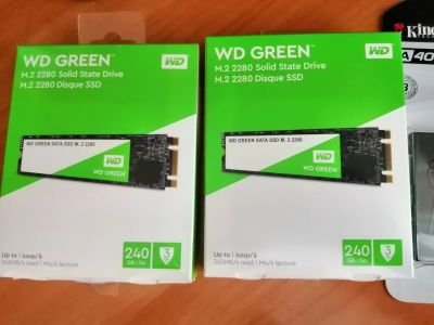 Лот: 17546754. Фото: 1. Новый wd green sata SSD m2.2280. SSD-накопители
