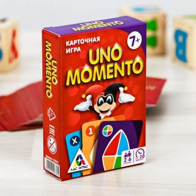 Лот: 14396410. Фото: 1. Карточная игра "UNO momento" УНО. Детские настольные игры