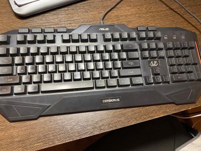 Лот: 16402044. Фото: 1. Игровая клавиатура Asus Cerberus... Клавиатуры и мыши