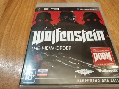 Лот: 12196479. Фото: 1. Wolfenstein The New Orde PS3... Игры для консолей