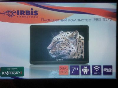 Лот: 3395599. Фото: 1. планшет irbis TD 72. Планшеты
