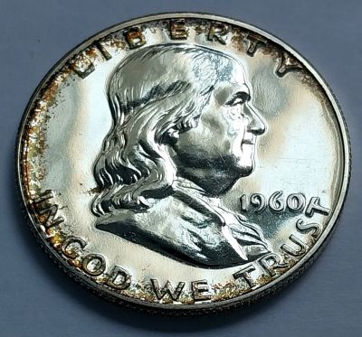 Лот: 19697012. Фото: 1. Монета США 50 центов 1960 год... Америка