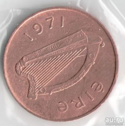 Лот: 14388782. Фото: 1. Ирландия 2 пенни 1971 (с4-5). Великобритания и острова