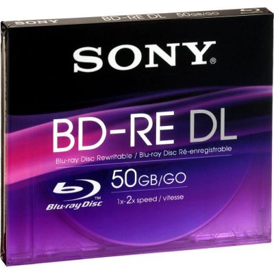 Лот: 8712386. Фото: 1. Перезаписываемый BD-RE DL SONY... CD, DVD, BluRay