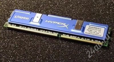 Лот: 1507911. Фото: 1. Kingston HyperX PC3500 DDR SDRAM... Оперативная память