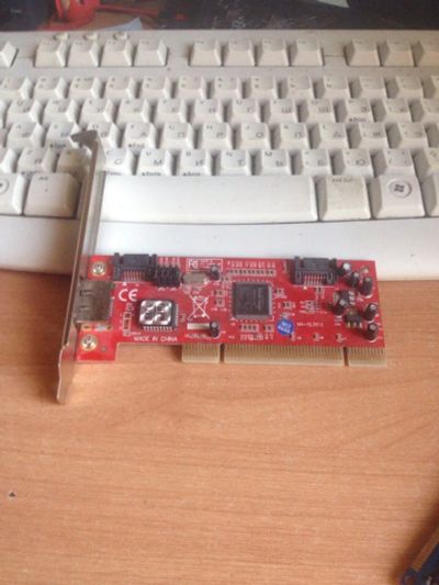 Лот: 8034810. Фото: 1. eSATA + SATA PCI Adapter, 1 External... Платы расширения, контроллеры, доп. порты