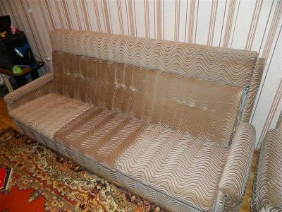 Лот: 2547623. Фото: 1. Диван+2 кресла (отдам). Кресла, пуфы