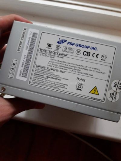 Лот: 10068047. Фото: 1. Продам блок питания FSP 400w... Корпуса, блоки питания