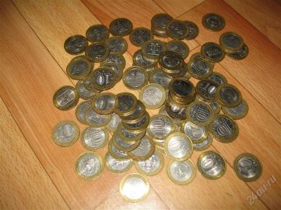 Лот: 2006443. Фото: 1. 10 рублей 58 штук 24 разновидностей. Россия после 1991 года
