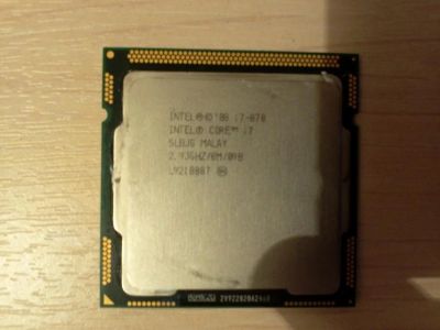 Лот: 4139446. Фото: 1. Процессор Intel Core i7-870 частота... Процессоры