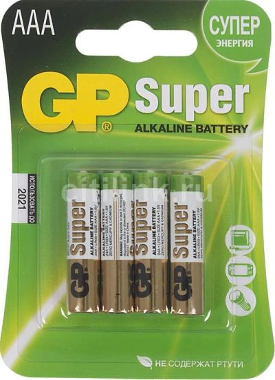 Лот: 15754156. Фото: 1. Батарейка GP 24A Super Alkaline... Батарейки, аккумуляторы, элементы питания