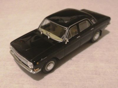 Лот: 17133176. Фото: 1. ГАЗ-24 "Волга", чёрная, 1:43... Автомоделизм
